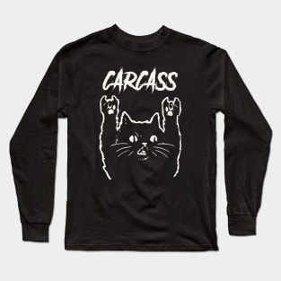 carcass metal cat Long Sleeve T-Shirt